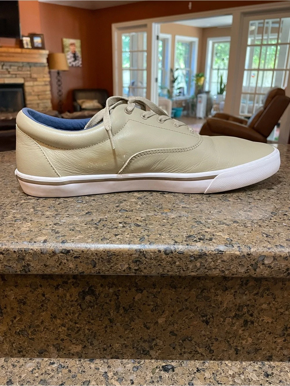 Columbia Slack Tide Lace Dockside PFG Boat Shoe Grip Oxford Tan Truffle Sz 14